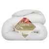 ABEIL Couette Naturelle Duvet & Plumettes 220x240 Cm Blanc