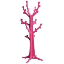 Arbre Porte-manteau Bois Fuchsia Cerisier