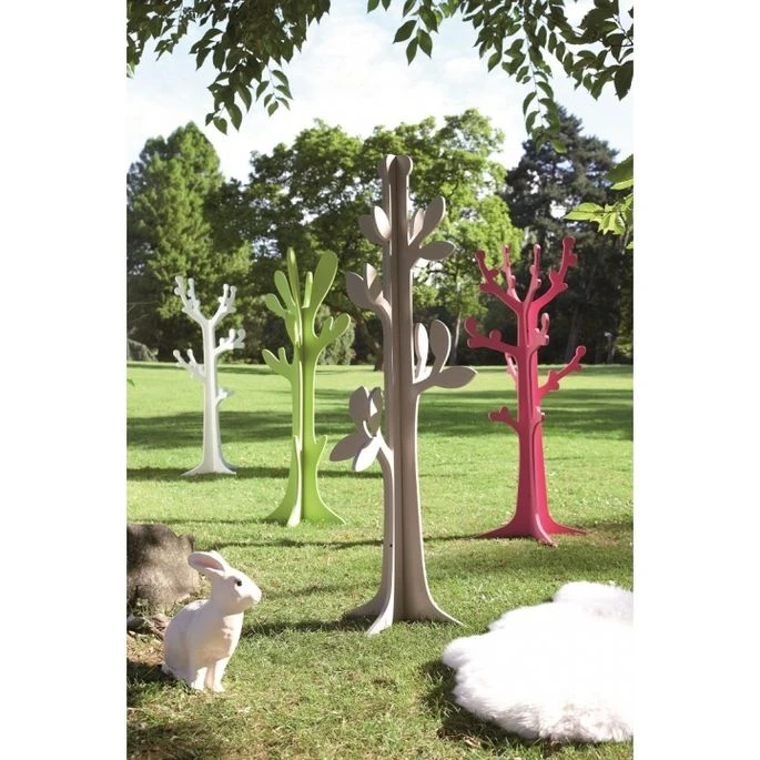 Arbre Porte-manteau Bois Fuchsia Cerisier 2 Arbre Porte-manteau Bois Fuchsia Cerisier – Image 2