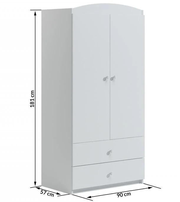 Armoire 2 Portes Enfant Rose Princesse Debout Et Cheval Drimy 3 Armoire 2 Portes Enfant Rose Princesse Debout Et Cheval Drimy – Image 3