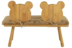 Banc Enfant Ours Bois Naturel Coco L 90 Cm -Vente De Chambre banc enfant ours bois naturel coco l 90 cm 5400924201883 1331057