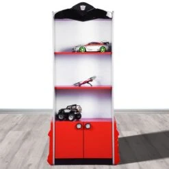 Bibliothèque Enfant Rouge Pilote De Course