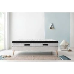 BOBOCHIC Matelas COCOONING 140x190 Cm - 26 Cm - Mémoire De Forme - Ferme - Anti Acariens Et Anti Bactériens -Vente De Chambre bobochic matelas cocooning 140x190 cm 26 cm memoire de forme ferme anti acariens et anti bacteriens 8436587165665 535611