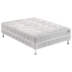 BULTEX Matelas 140 X 190 Cm - Mousse HR - 33kg/m3 - Ferme - INOX