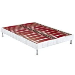 BULTEX Sommier + Pieds Intégrés 160 X 200 Cm - A Lattes - Tres Ferme - MORPHO BI-LATTES