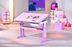 Bureau Inclinable Bois Rose Et Blanc Rubi 9 Bureau Inclinable Bois Rose Et Blanc Rubi -Vente De Chambre bureau inclinable bois rose et blanc cecilia 4010340998352 69613