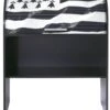 Bureau Informatique Noir Imprimé Drapeau Breton Coach
