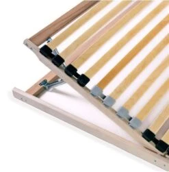 Cadre à Lattes 7 Zones Hêtre Et Bouleau Massif Clair Maximus 90x200 Cm -Vente De Chambre cadre a lattes 7 zones hetre et bouleau massif clair maximus 90x200 cm 3666722559461 384991