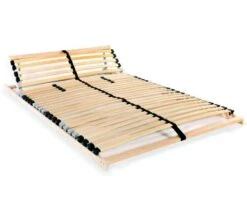 Cadre à Lattes Hêtre Et Bouleau Massif Clair Maximus 120x200 Cm 28 Lattes