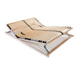 Cadre à Lattes Hêtre Et Bouleau Massif Clair Maximus 140x200 Cm