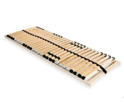 Cadre à Lattes Hêtre Et Bouleau Massif Clair Maximus 90x200 Cm