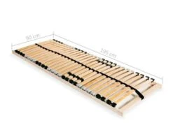 Cadre à Lattes Hêtre Et Bouleau Massif Clair Maximus 90x200 Cm -Vente De Chambre cadre a lattes hetre et bouleau massif clair maximus 90x200 cm 3666722559478 384975