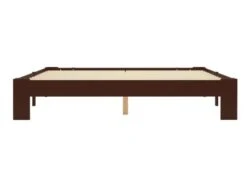 Cadre De Lit Adulte Pin Massif Marron Samba 160x200 Cm -Vente De Chambre cadre de lit adulte pin massif marron samba 160x200 cm 3666722557795 386552