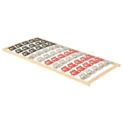 Cadre De Lit Avec 12 Lattes Et Supports 70x200 Cm