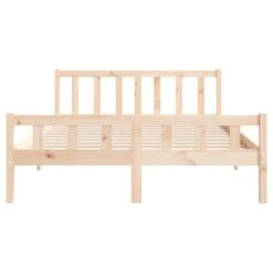 Cadre De Lit Bois Massif 140x200 Cm 2 -Vente De Chambre cadre de lit bois massif 140x200 cm 3666722842334 1451560