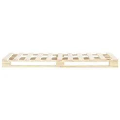 Cadre De Lit De Palette Bois De Pin Massif 120 X 200 Cm -Vente De Chambre cadre de lit de palette bois de pin massif 120 x 200 cm 3666722608787 631280