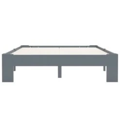 Cadre De Lit Gris Bois De Pin Massif 120 X 200 Cm 4 -Vente De Chambre cadre de lit gris bois de pin massif 120 x 200 cm 8719883677897 625709