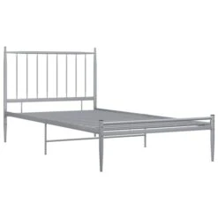 Cadre De Lit Gris Métal 90x200 Cm 3 9 Cadre De Lit Gris Métal 90x200 Cm 3 -Vente De Chambre cadre de lit gris metal 90x200 cm 3666722899062 1442027