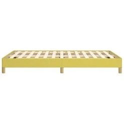 Cadre De Lit Vert 120 X 200 Cm Tissu -Vente De Chambre cadre de lit vert 120 x 200 cm tissu 3666722940597 1507887