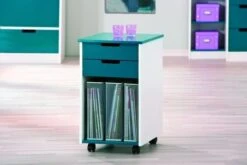 Caisson à Roulettes Vert Alexandra -Vente De Chambre caisson a roulettes vert alexandra 4010340273305 9644