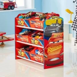 Disney CARS Meuble De Rangement Enfant A 6 Paniers -Vente De Chambre cars meuble de rangement enfant a 6 paniers 5013138663172 1027033