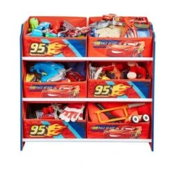 Disney CARS Meuble De Rangement Enfant A 6 Paniers -Vente De Chambre cars meuble de rangement enfant a 6 paniers 5013138663172 1027034