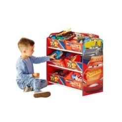 Disney CARS Meuble De Rangement Enfant A 6 Paniers -Vente De Chambre cars meuble de rangement enfant a 6 paniers 5013138663172 1027036