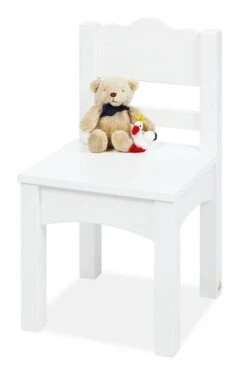 Pinolino Chaise Enfant Pin Massif Lasuré Blanc Martha