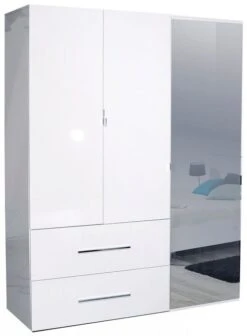 Chambre Adulte Blanc Laqué Best 140 -Vente De Chambre chambre adulte blanc laque best 140 208280