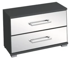 Chambre Adulte Design Anthracite Mat Et Métal Chromé Vegas 160 -Vente De Chambre chambre adulte design anthracite mat et metal chrome vegas 160 217642