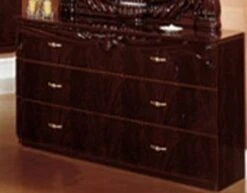 Chambre Complète 6 Pièces Bois Brillant Acajou Gilda 160 -Vente De Chambre chambre complete 6 pieces bois brillant acajou gilda 160 3666722063319 266608