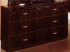 Chambre Complète 6 Pièces Bois Brillant Acajou Proud 160 2 -Vente De Chambre chambre complete 6 pieces bois brillant acajou proud 160 3666722063142 266706