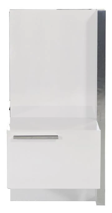 Chambre Complète Avec Environnement Laqué Blanc Armoire 3 Portes Italya 160 5 Chambre Complète Avec Environnement Laqué Blanc Armoire 3 Portes Italya 160 – Image 5