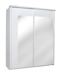 Chambre Complète Laquée Blanc à Led Diva 140 -Vente De Chambre chambre complete laquee blanc a led diva 140 205185