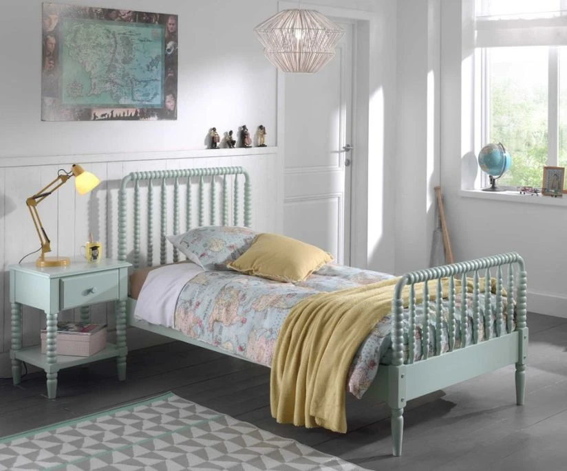 Chambre Enfant 2 Pièces Pin Massif Laqué Vert Alissa 90x200 Cm 1 Chambre Enfant 2 Pièces Pin Massif Laqué Vert Alissa 90x200 Cm