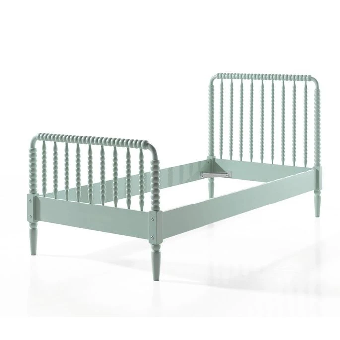 Chambre Enfant 2 Pièces Pin Massif Laqué Vert Alissa 90x200 Cm 2 Chambre Enfant 2 Pièces Pin Massif Laqué Vert Alissa 90x200 Cm – Image 2