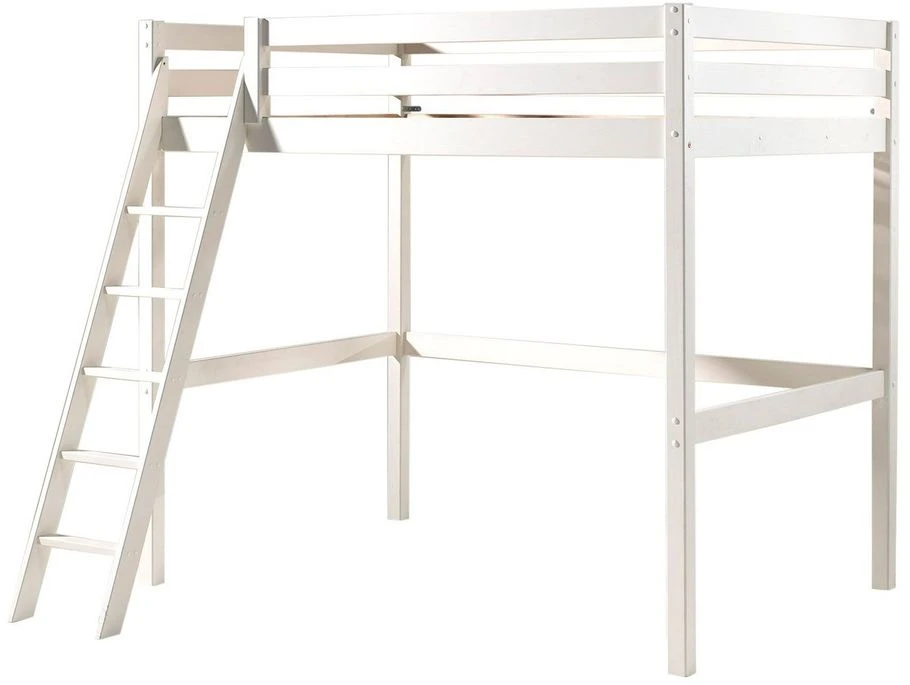 Chambre Enfant 3 Pièces Lit Fauteuil Et Bibliothèque Pin Massif Blanc Pino 90x200 Cm 3 Chambre Enfant 3 Pièces Lit Fauteuil Et Bibliothèque Pin Massif Blanc Pino 90x200 Cm – Image 3