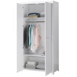 Chambre Enfant 4 Pièces Lit Sommier Chevet Et Armoire 2 Portes Pin Massif Laqué Blanc Erik 90x200 Cm 11 Chambre Enfant 4 Pièces Lit Sommier Chevet Et Armoire 2 Portes Pin Massif Laqué Blanc Erik 90x200 Cm -Vente De Chambre chambre enfant 4 pieces lit sommier chevet et armoire 2 portes pin massif laque blanc erik 90x200 cm 5420070224253 691757