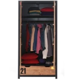 Chambre Enfant 5 Pièces Lit Gigogne Chevet Armoire Et Commode Pin Massif Foncé Et Noir Alex 90x200 Cm -Vente De Chambre chambre enfant 5 pieces lit gigogne chevet armoire et commode pin massif fonce et noir alex 90x200 cm 5420070211918 695905