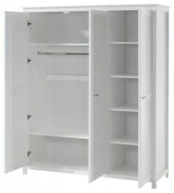 Chambre Enfant 5 Pièces Pin Massif Blanc Carly 90x200 Cm 2 -Vente De Chambre chambre enfant 5 pieces pin massif blanc carly 90x200 cm 267144