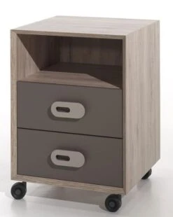 Chambre Enfant 6 Pièces Bois Clair Et Marron Foresta 90x200 Cm -Vente De Chambre chambre enfant 6 pieces bois clair et marron foresta 90x200 cm 263882