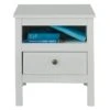 Chevet Enfant 1 Tiroir Mélaminé Blanc Leone