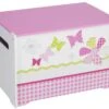Coffre à Jouets Papillons