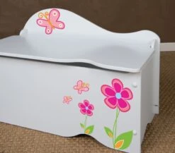 Coffre à Jouets Pétales De Fleurs -Vente De Chambre coffre a jouets petales de fleurs 3700815300377 89502