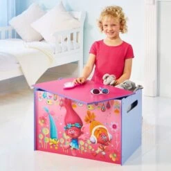 Coffre à Jouets Trolls -Vente De Chambre coffre a jouets trolls 5013138662779 89316