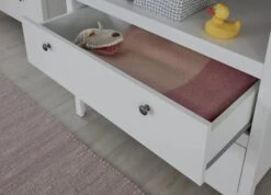 Commode à Langer 2 Tiroirs Mélaminé Blanc Leone -Vente De Chambre commode a langer 2 tiroirs melamine blanc leone 4251398972929 1080759