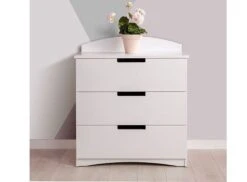 Commode Enfant Blanche 3 Tiroirs Klaky 80 Cm -Vente De Chambre commode enfant blanche 3 tiroirs klaky 80 cm 3666722166805 1234620