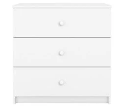 Commode Enfant Blanche Drimy 80 Cm