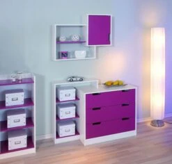 Commode Fushia Alicia -Vente De Chambre commode fushia alicia 4010340271103 70889