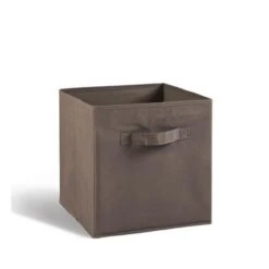 COMPO Tiroir De Rangement - Tissu - 27x27x28 Cm - Marron